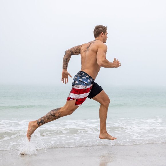 Born Primitive Mens American Defender Short Velcro 3.0 (Patriot) Size 34 - Picture 4 of 9